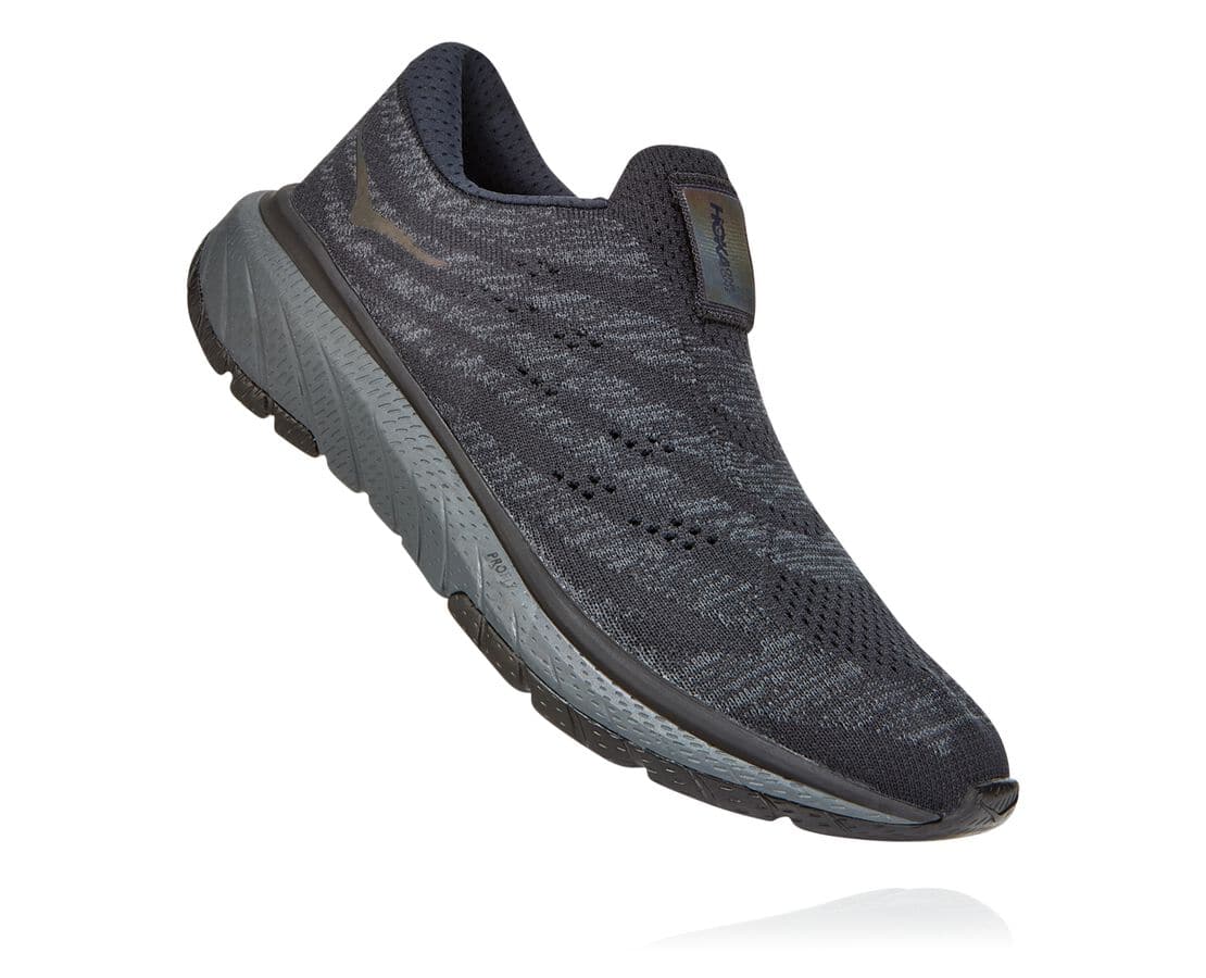 Pantofi De Mers Hoka One One Cavu 3 Slip Dama - Negrii / Gri Inchis | Romania SFPU34120